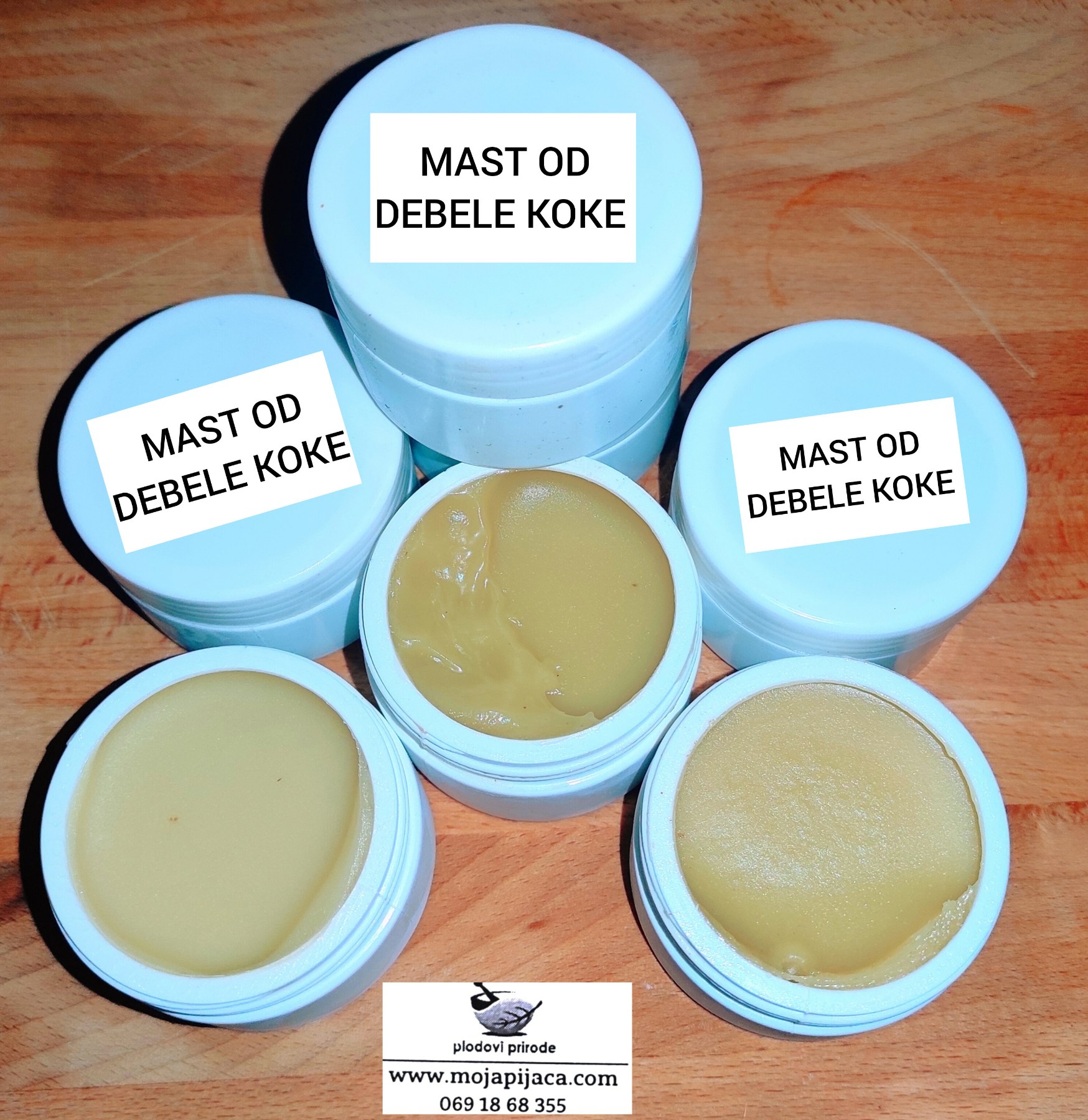 MAST OD DEBELE KOKE za rane, kraste, akne, ekceme, dermatoze 1 Mast od debele koke