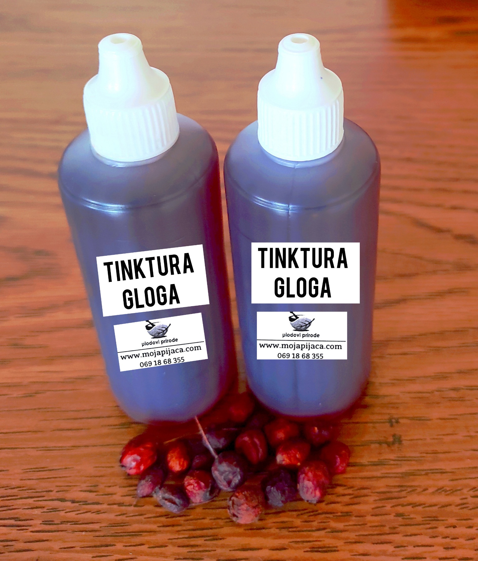 Tinktura gloga 1 Tinktura gloga u dve plastične bočice od 100ml